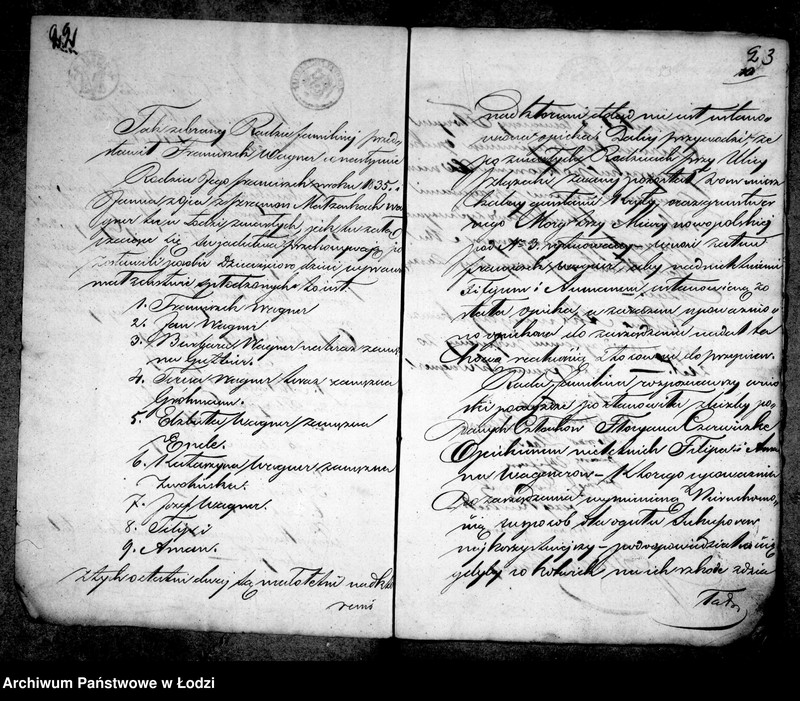 Obraz 18 z jednostki "Akta tyczące się spisu inwentarzy i rad familijnych"