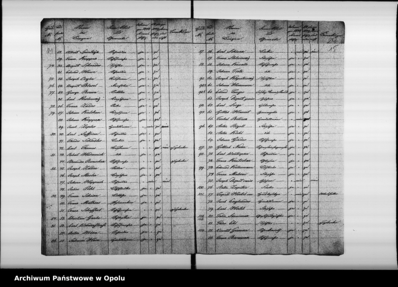 Obraz 13 z jednostki "Acta des Magistrats zu Oppeln betreffend die Ergänzungswahl der Stadtverordneten pro 1849/ 50"