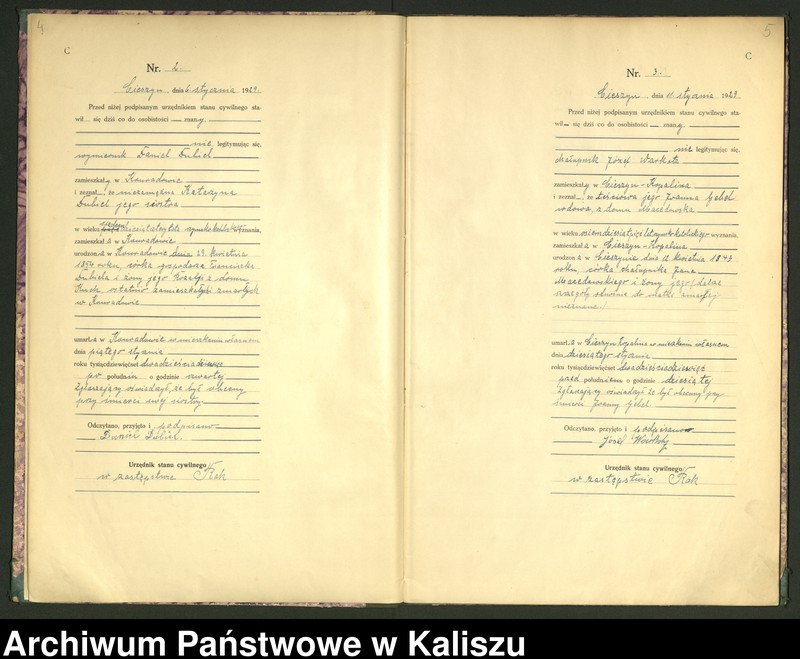 Obraz 5 z jednostki "[Księga zgonów]"