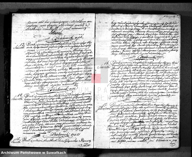 image.from.unit.number "Duplikat. Akta Urzędnika Stanu Cwilnego Wyznania Moyżeszowego Okręgu Suwalskiego z roku 1850"