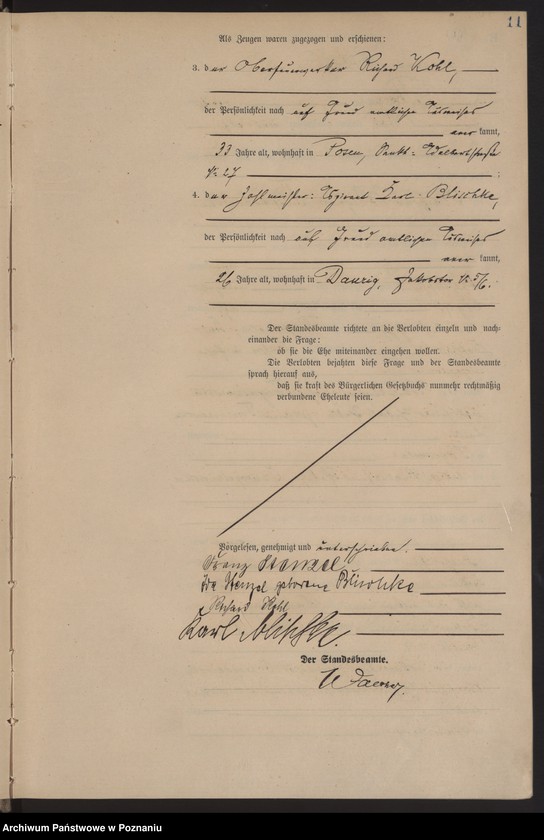 Obraz 12 z jednostki "Księga miejscowa małżeństw tom II [Rejestr główny małżeństw]"