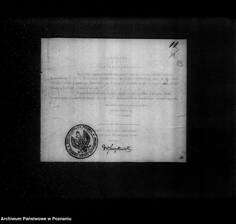 Obraz 18 z jednostki "/Rejestracja i inne sprawy związków i stowarzyszeń - korespondencja/"