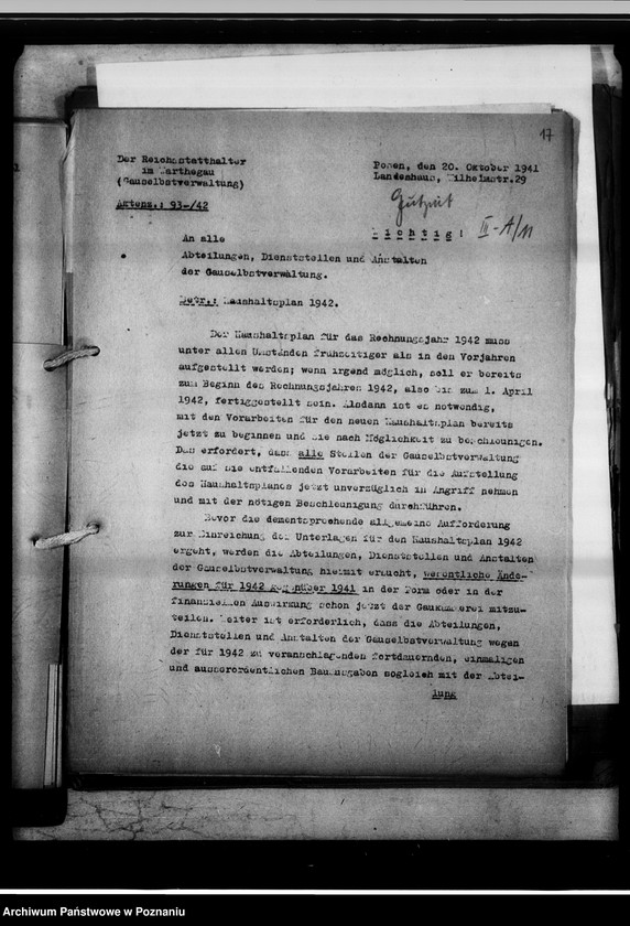 Obraz 20 z jednostki "Haushaltsplan."