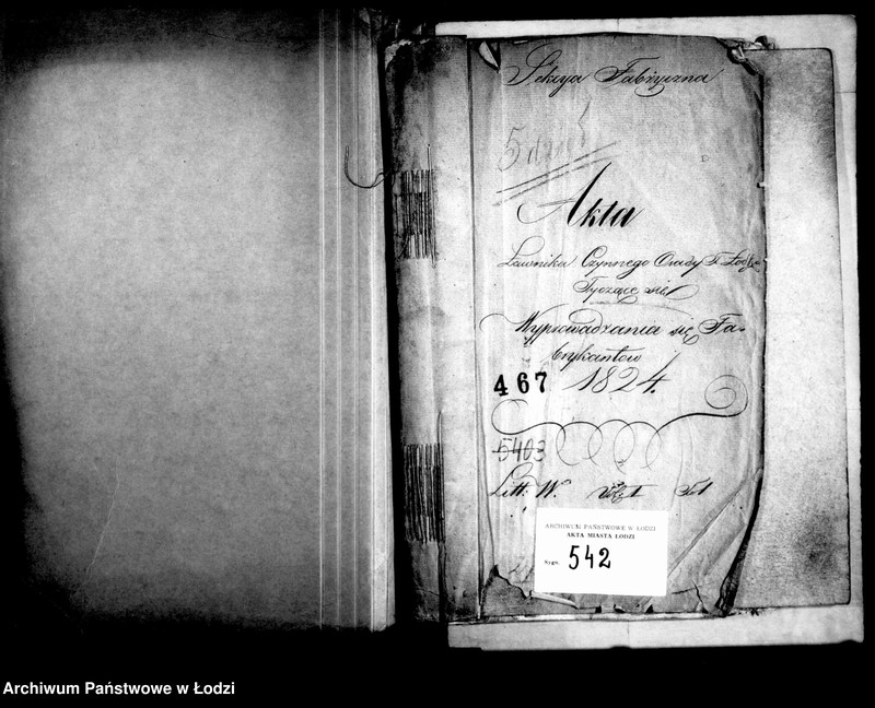 Obraz 5 z jednostki "Akta tyczące się wyprowadzania się fabrykantów"