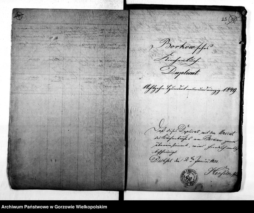 image.from.unit.number "Duplikate der Kirchenbücher von der Parochie Dechsel (Deszczno): Dechsel (Deszczno), Ober Alvensleben, Nieder Alvensleben (Krupczyn), Massow (Maszewo), Jakobsfelde (Miłomin), Berkenwerder (Brzozowiec), Borkow (Borek), Gross Zettritz, Klein Zettritz (Ciecierzyce), Christiansburg, Friedrichshorst, Karlsfelde, Bergenhorst, Bürgerwiesen (Osiedle Poznańskie), Landsberger Holländer"