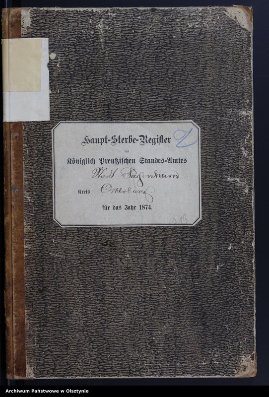 image.from.unit.number "Haupt-Sterbe-Register Nr 1 - 18"