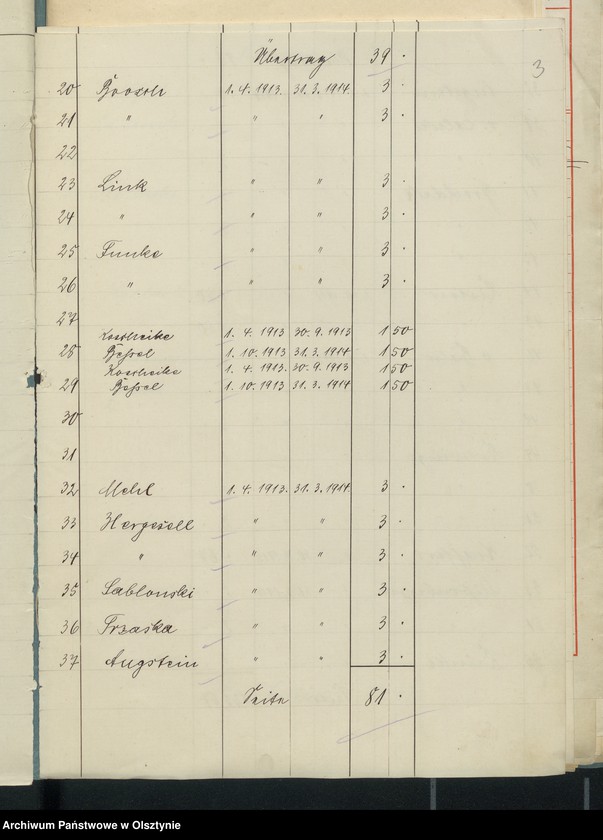 image.from.unit.number "Beläge zur Jahresrechnung der Kirchenkasse zu Wartenburg"