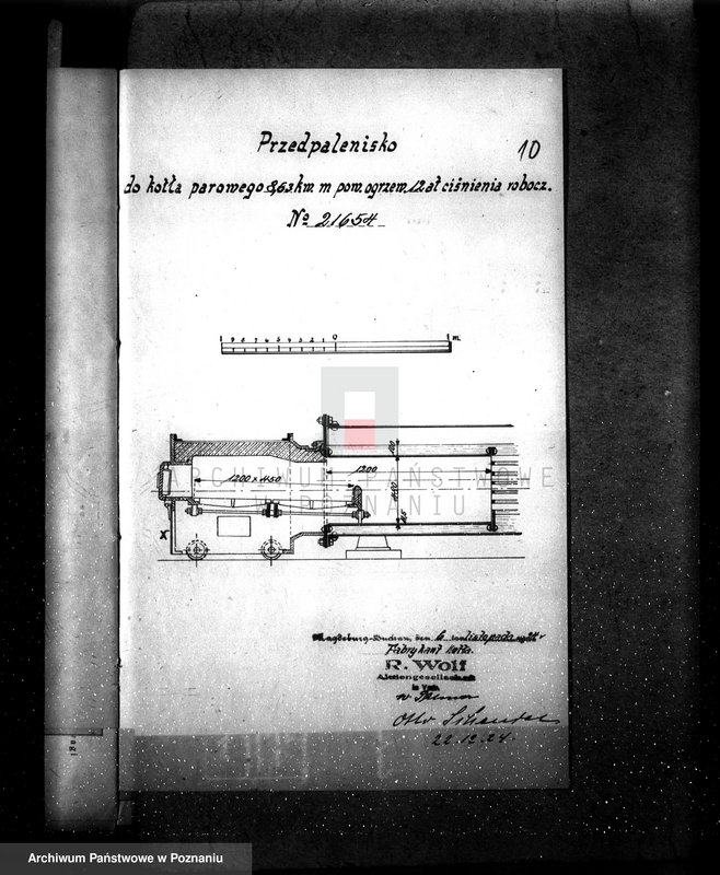 Obraz 14 z jednostki "Otto Schendler w Gulczy pow. czarnkowski kocioł parowy"
