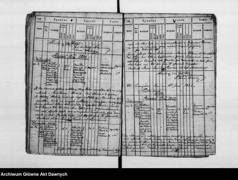 image.from.unit.number "Parafia: Chodorów. Dekanat: Świrz. Księga metrykalna ślubów dla wsi Dobrowlany."