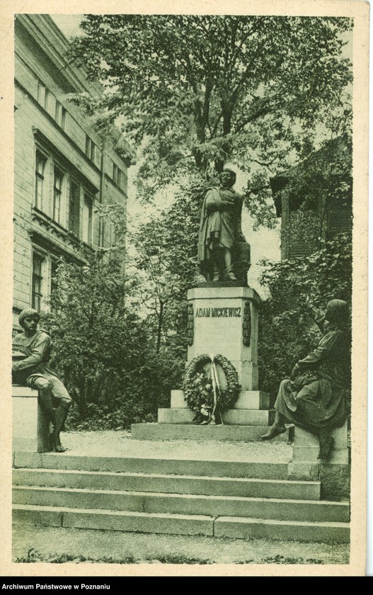 Obraz 1 z jednostki "Poznań - pomnik Adama Mickiewicza"