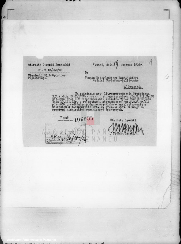 Obraz 5 z jednostki "/Niemiecki Klub Sportowy w Poznaniu/"