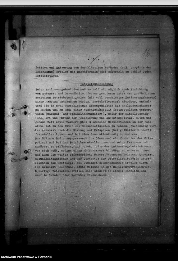 Obraz 20 z jednostki "Bestattung menschlicher Leichen. Überwachung der Lager des Bundes Deutscher Mädel. Bekämpfung der Verlausung. Typhussonderermittlung"