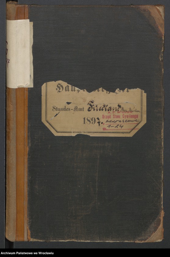 image.from.unit.number "Księga urodzeń USC Mieroszów (Friedland) 1897"