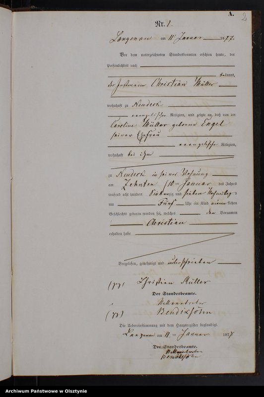 Obraz z jednostki "Geburts-Neben-Register Nr 1 - 57"