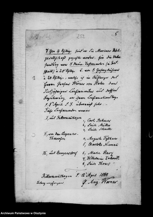 image.from.unit.number "/Briefe des Hahnschen Beamten August Werner aus Basedow an die Gfin Lehndorff geb. Hahn/"