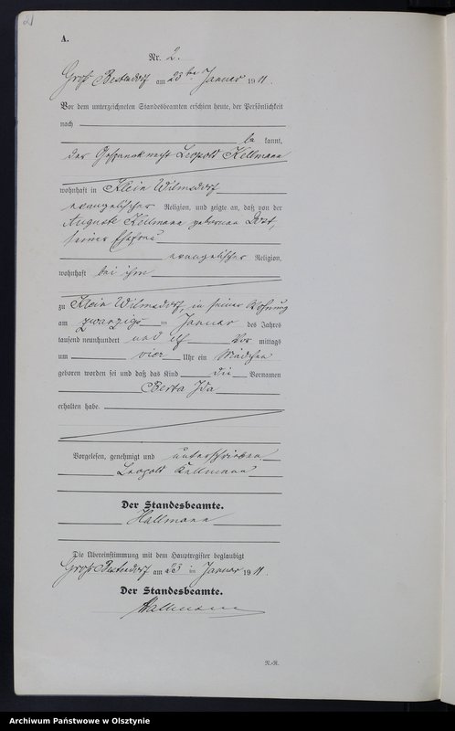 Obraz z jednostki "Geburts-Neben-Register Nr 1 - 42"