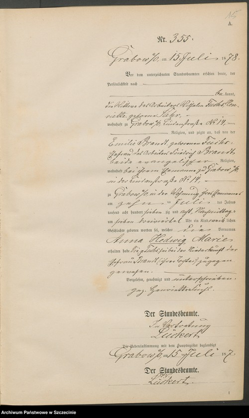 image.from.unit.number "Geburts-Register (Neben-Register) Band II"