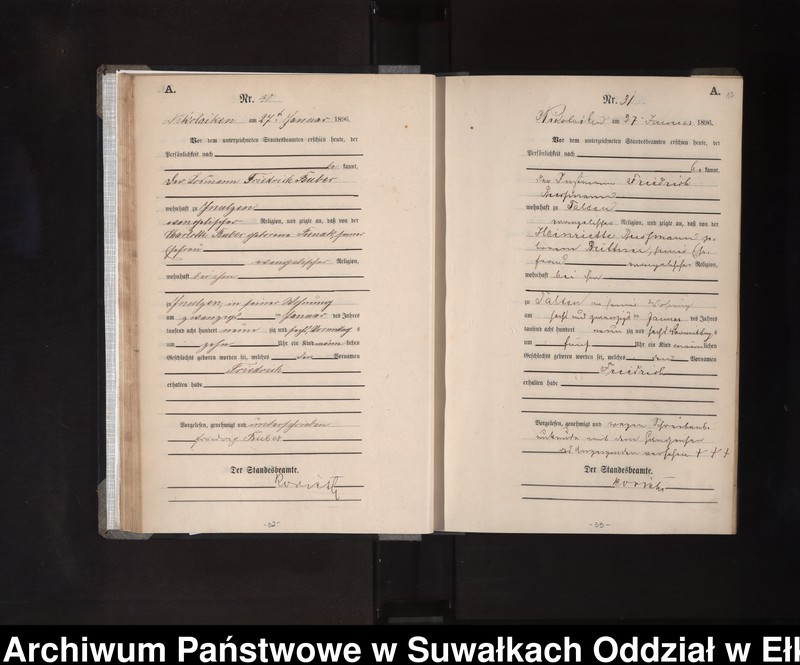 image.from.unit.number "Geburts-Haupt-Register des Königlichen Preussischen Standes-Amtes Nikolaiken Kreis Sensburg"