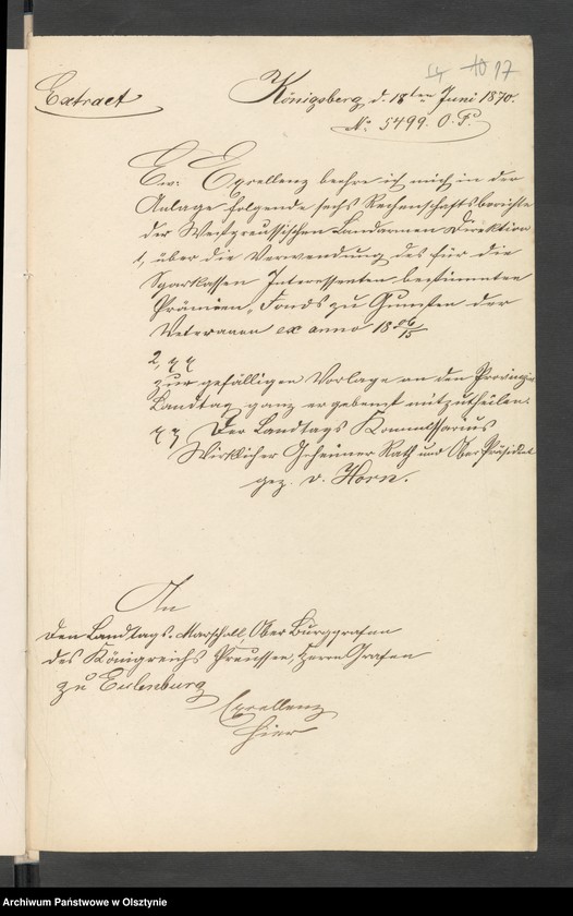 image.from.unit.number "Acta des [19] Provinzial-Landtages der Stände des Königreichs Preußen betreffend die Verwendung der zur Prämiirung der Sparkassen- Interessenten bstimmten Zinsgewinnantheile der Provinzial-Hilfskasse zur Unterstützung von Veteranen aus den Jahren 1806/18015"