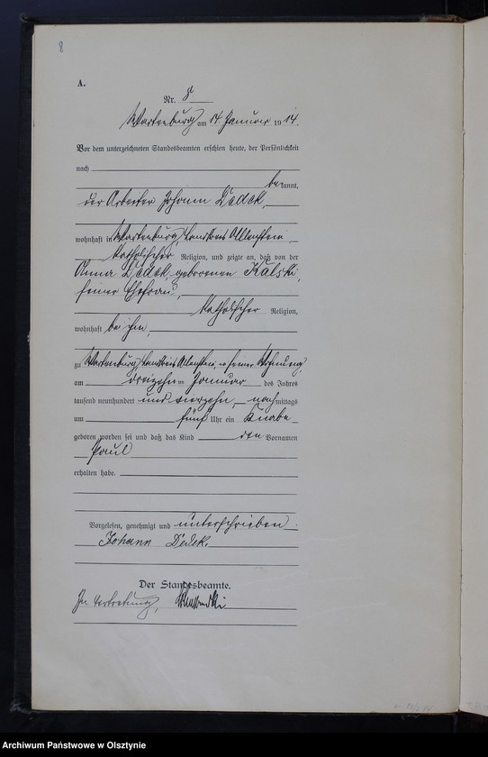 image.from.unit.number "Geburts-Haupt-Register Nr 1 - 153"