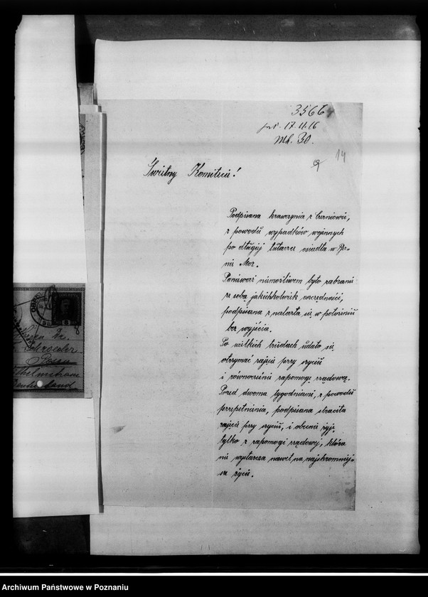 Obraz 19 z jednostki "Korespondencja różna o pomoc materialną."