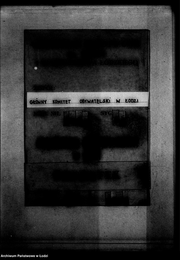 Obraz 1 z jednostki "Główny Komitet Obywatelski, korespondencja z Komitetem Robót Publicznych"