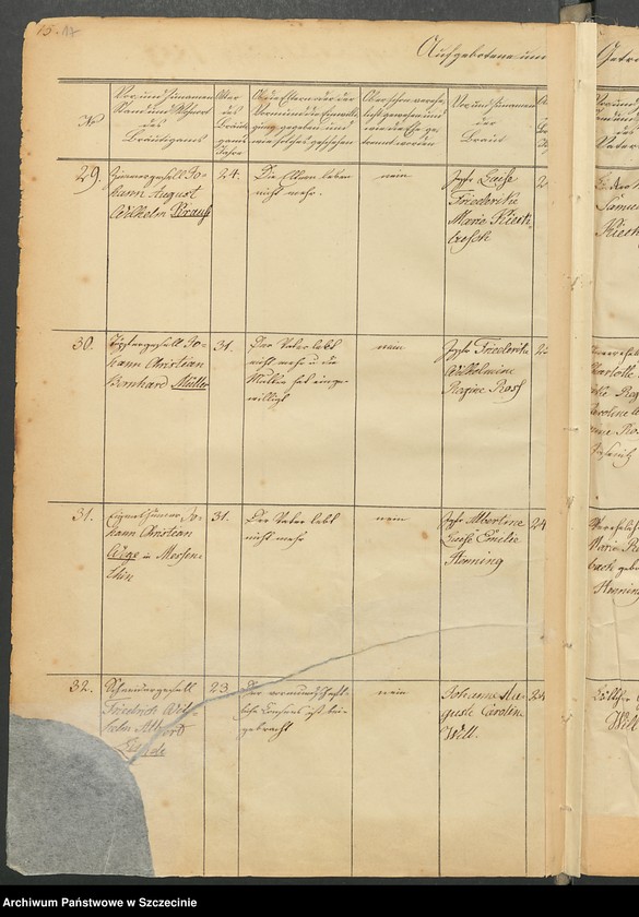 image.from.unit.number "Trau-und Sterbe-Register [von Pölitz (Police, szcz.).]"