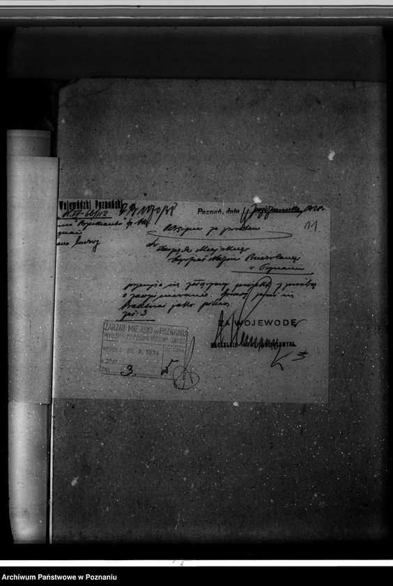 Obraz 15 z jednostki "Zatwierdzenie projektu urządzenia zakładu przemysłowego wykończalni i lakierni Firmy Brzeski - Auto S. Akcyjna W Poznaniu ul. Dąbrowskiego 29"