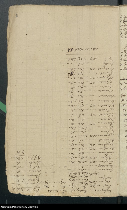 image.from.unit.number "Decem Consignations zur Jahres Rechnung der Kirche zu Rhein"