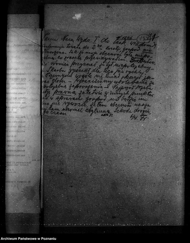 Obraz 8 z jednostki "Sprawy szczegółowo-administracyjne Zaproszenia na zebrania"