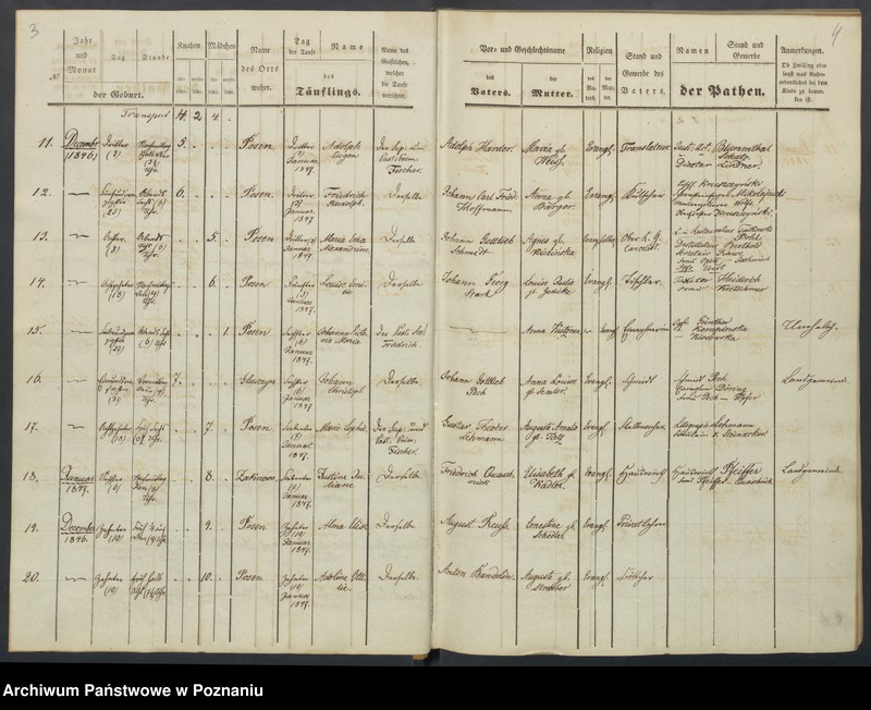 Obraz 5 z jednostki "[Akta urodzeń i chrztów, zapowiedzi i ślubów, zgonów i pogrzebów]"