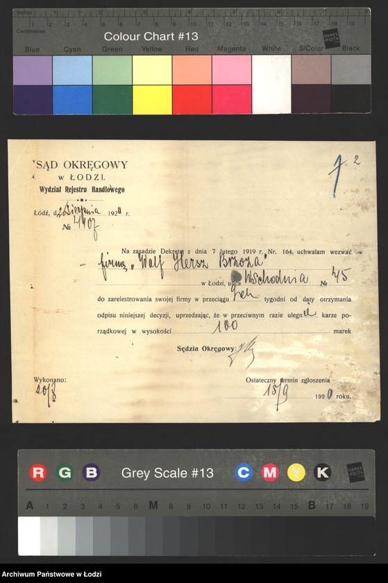 Obraz 4 z jednostki "„Hersz Wolf Brzoza” - sprzedaż manufaktury"