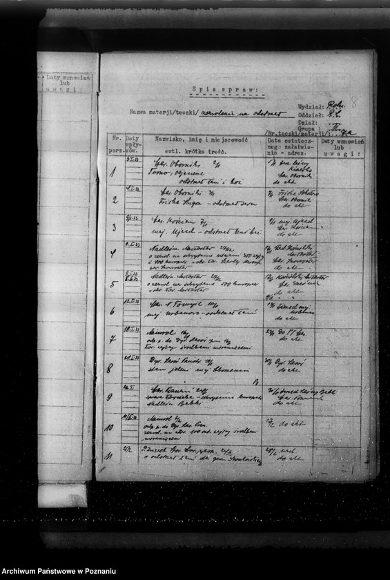 Obraz 12 z jednostki "/Spisy/ spraw łowiectwa grupa III materia 1-12"