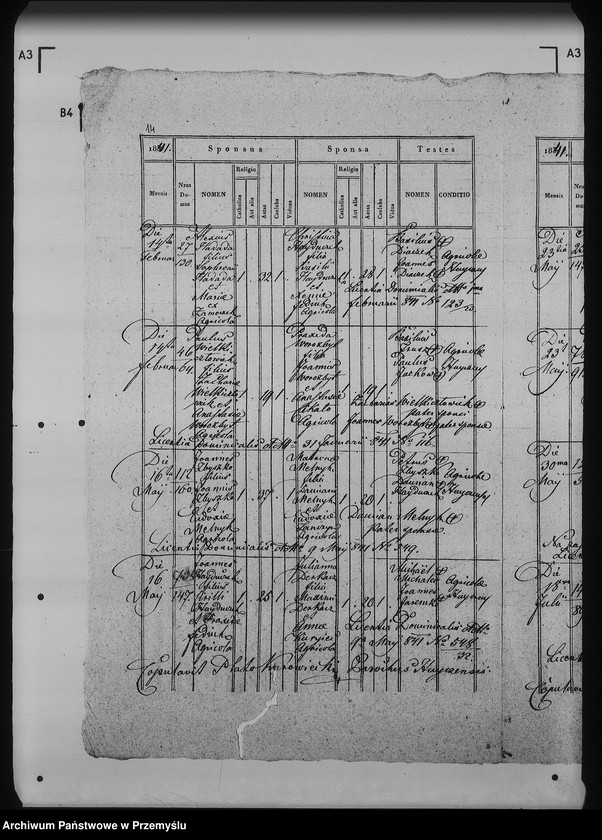 Obraz 19 z jednostki "[Kopie ksiąg metrykalnych parafii Hujcze z filią Zaborze (dekanat Rawa Ruska)]"