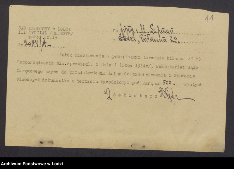 Obraz 13 z jednostki "Moszek Lipman – ponczoszarnia"