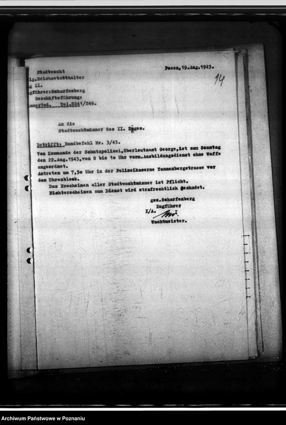 Obraz 18 z jednostki "Stadtwacht - 2. Zug. Allgemeines"