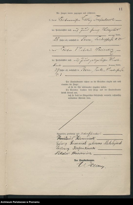 Obraz 13 z jednostki "Księga miejscowa małżeństw tom II [Rejestr główny małżeństw]"