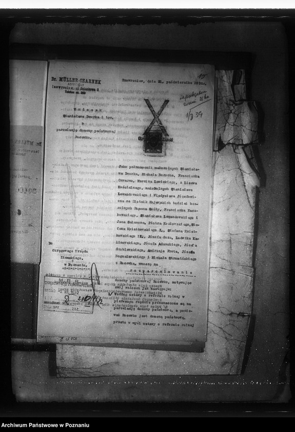 Obraz 20 z jednostki "Przejęcie majątku Rucewko powiat inowrocławski"