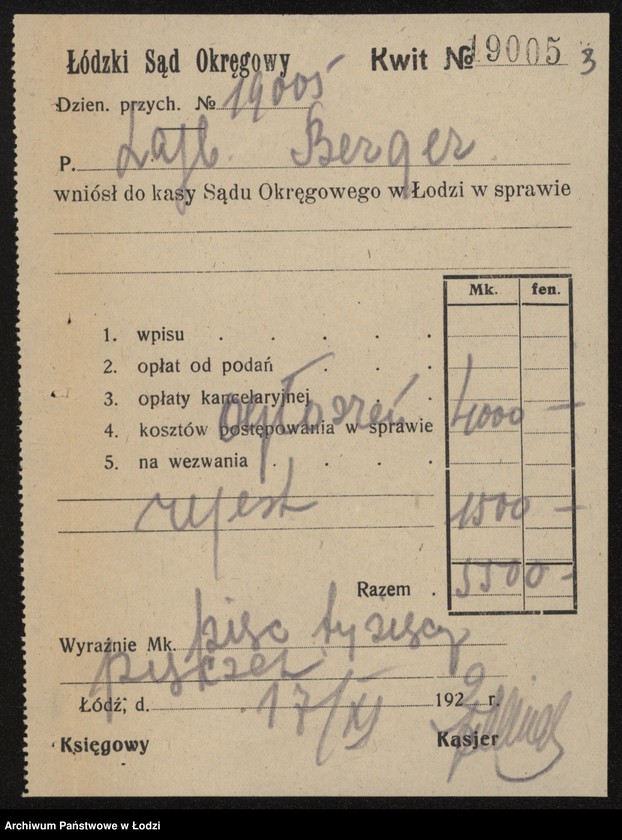 Obraz 5 z jednostki "Chaim Lajb Berger- handel naftą i olejami"