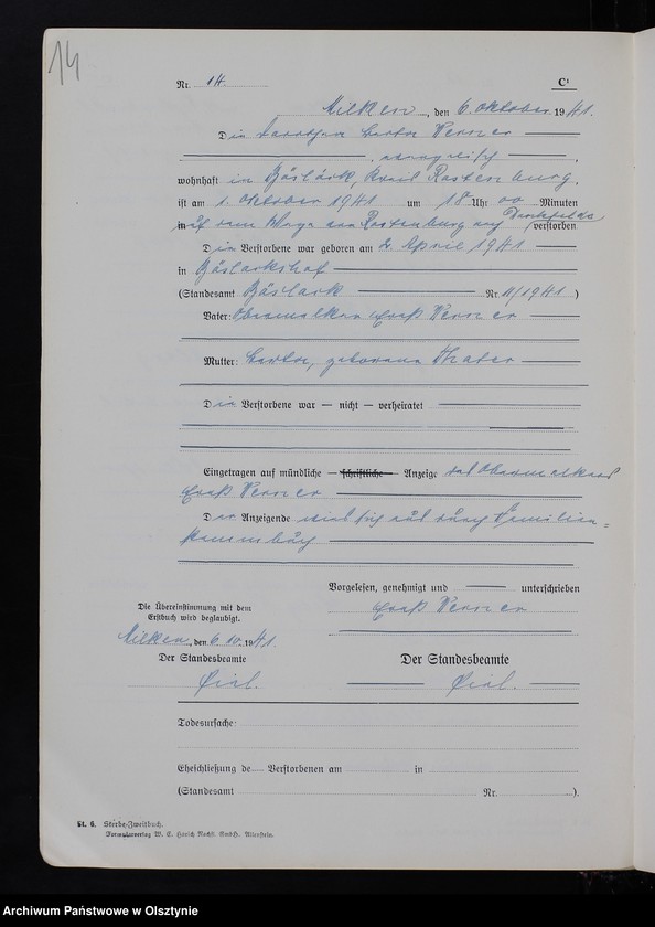 image.from.unit.number "Sterbe-Zweitbuch Nr 1 - 23"