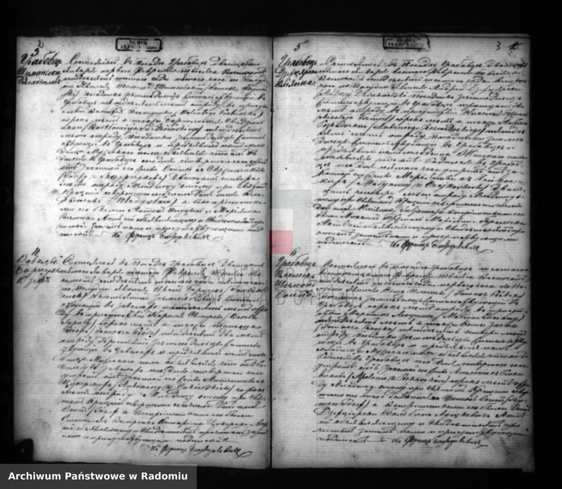 Obraz z jednostki "[Duplikat akt urodzonych, zaślubionych i zmarłych parafii Grabowiec za 1876 r.]"