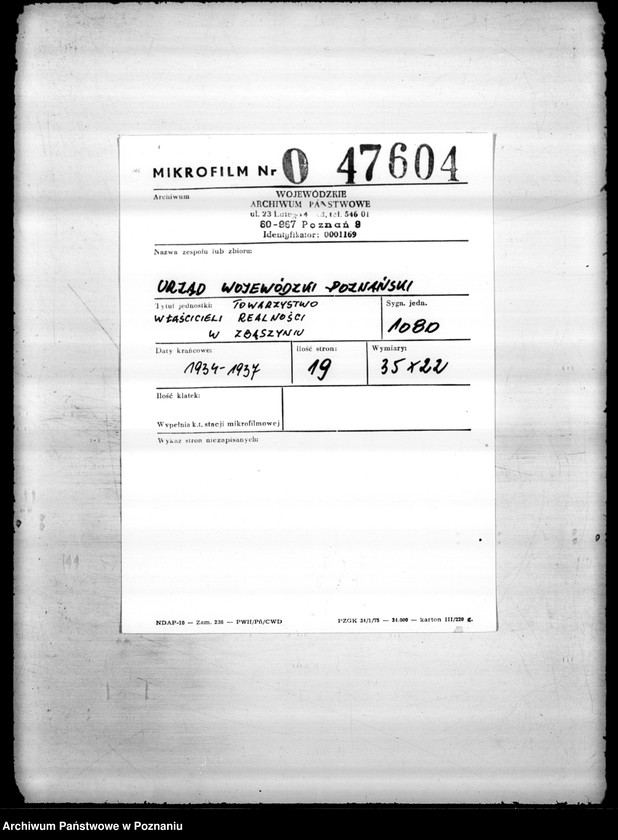 Obraz 2 z jednostki "/Towarzystwo Właścicieli Realności w Zbąszyniu/"