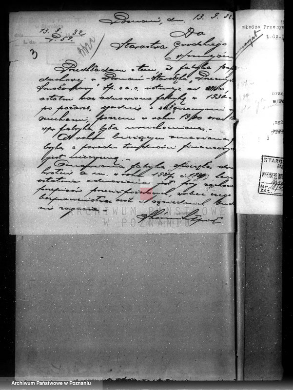 Obraz 7 z jednostki "Zatwierdzenie zakładu przemysłowego /firmy przemysłu smołowego/ Spółka z o.o. dawniej Lindenberg Poznań nr woj. 556"