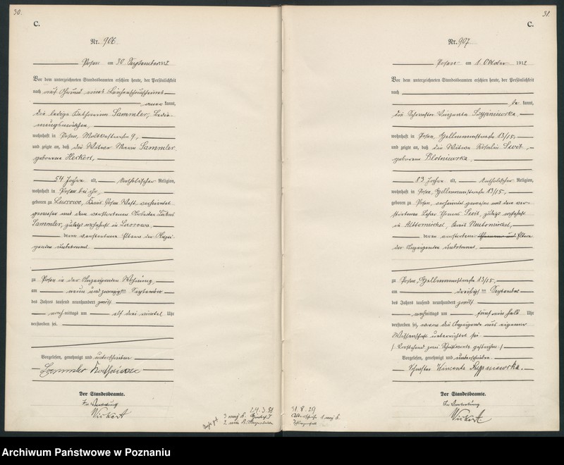 Obraz 18 z jednostki "Księga miejscowa zgonów tom III [Rejestr główny zgonów]"