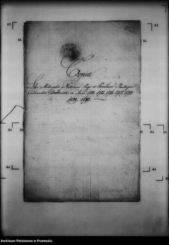 image.from.unit.number "[Kopie ksiąg metrykalnych parafii Rostajne z filiami Świątkówka i Żydowskie (dekanat Dukla)]"