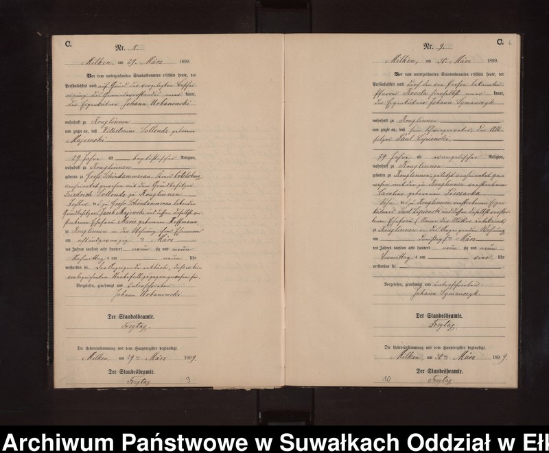 image.from.unit.number "Sterbe-Neben-Register des Preussischen Standes-Amtes Stasswinnen Kreis Lötzen"