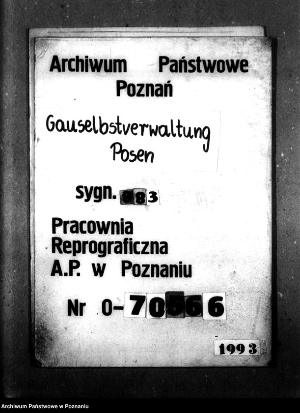 Obraz 1 z jednostki "[Akta personalne wychowanka Georga Marka, ur. 23 X 1930]."