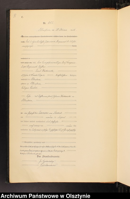 image.from.unit.number "Sterbe-Haupt-Register Tom II, Nr 596-785"