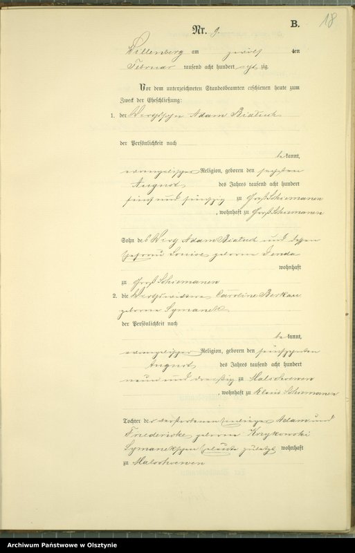 image.from.unit.number "Heiraths-Neben-Register Nr 1 - 51"