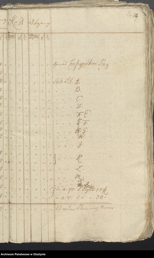 image.from.unit.number "Jahres Kirchen Rechnung der Reinschen Kirche aller Einnahme und Ausgabe"
